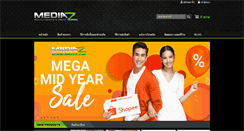 Desktop Screenshot of mediaz.in